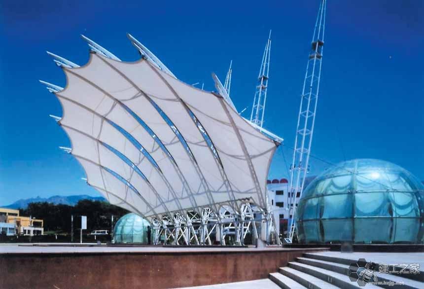 湛江车棚膜结构网架